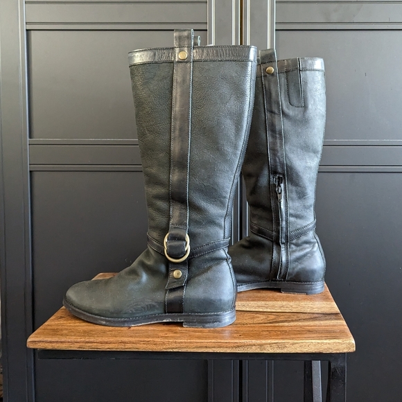 Cole Haan "Liberty" Boot 6.5 Black Green - Picture 4 of 6